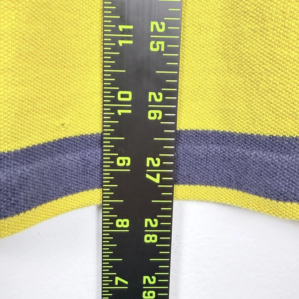 Vintage Polo Jeans Co Ralph Lauren Polo Men‎ Large Yellow Striped Crest Patch 67